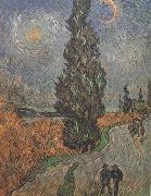 Roar with Cypress and Star (nn04) Vincent Van Gogh